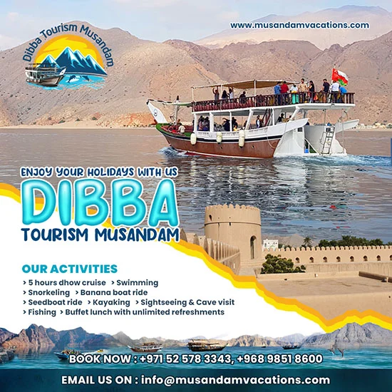 Dibba Tourism Musandam – Social Media Post Dubai