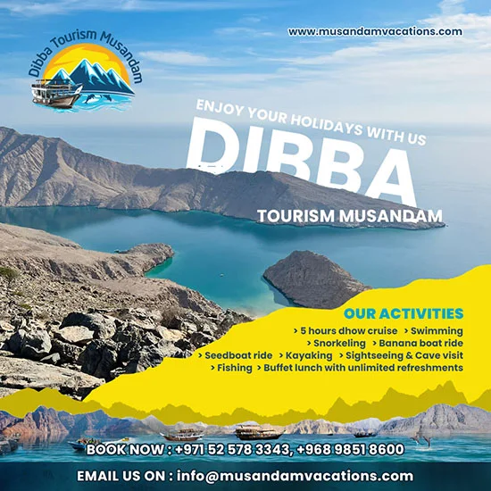 Dibba Tourism Musandam – Social Media Post Dubai