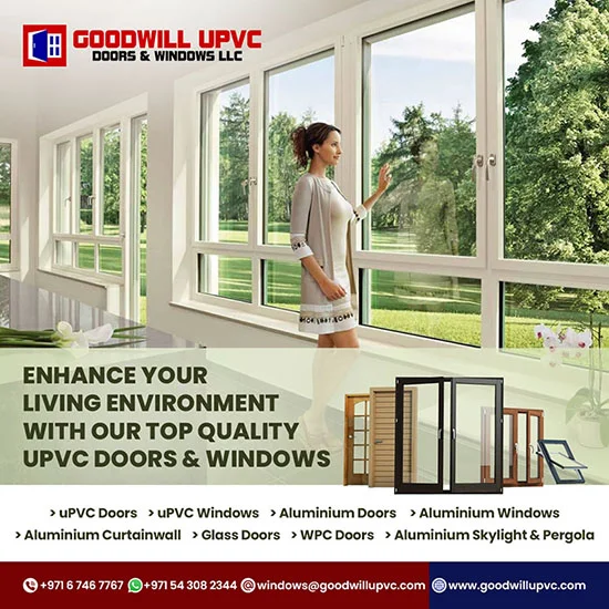 Goodwill UPVC Doors & Windows – Social Media Post Dubai