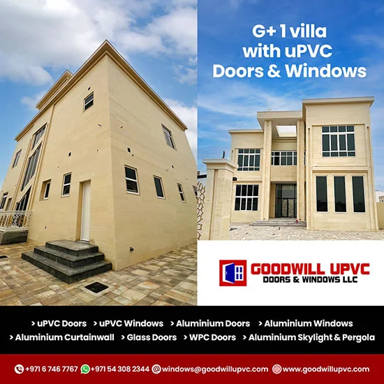 Goodwill UPVC Doors & Windows – Social Media Post Dubai