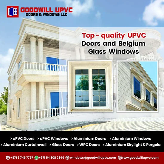 Goodwill UPVC Doors & Windows – Social Media Post Dubai