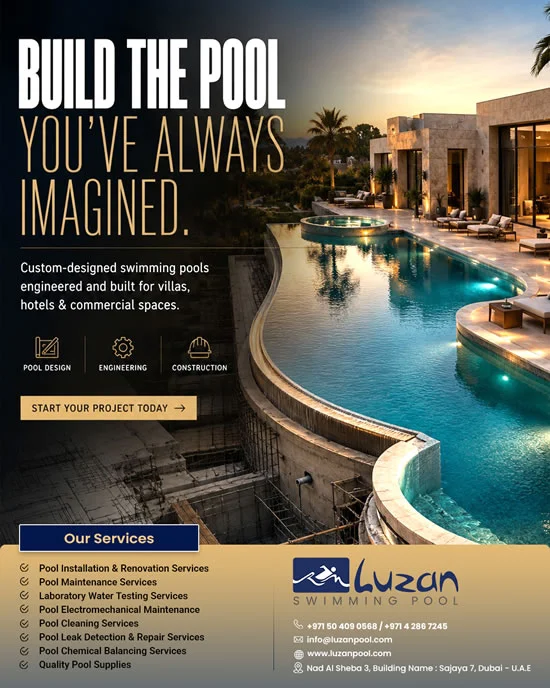 Luzan Swimming Pool – Social Media Post Dubai