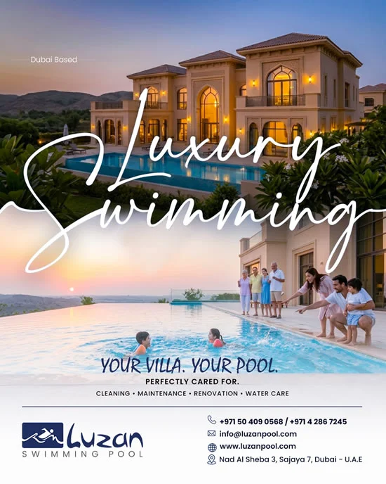 Luzan Swimming Pool – Social Media Post Dubai