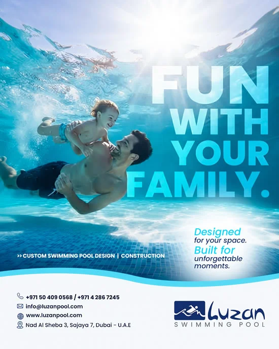 Luzan Swimming Pool – Social Media Post Dubai