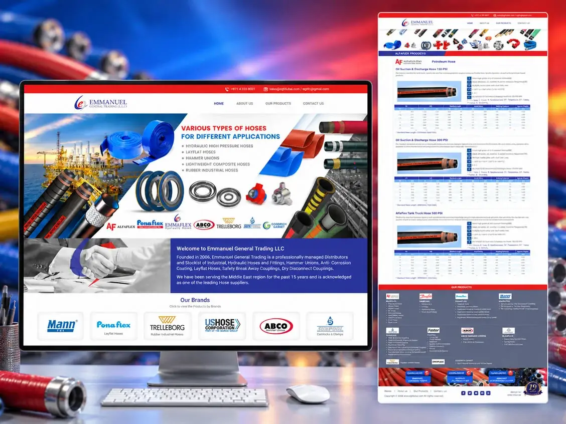 Hydraulic Hoses & Fittings Distributors - Industrial Hoses & Fittings