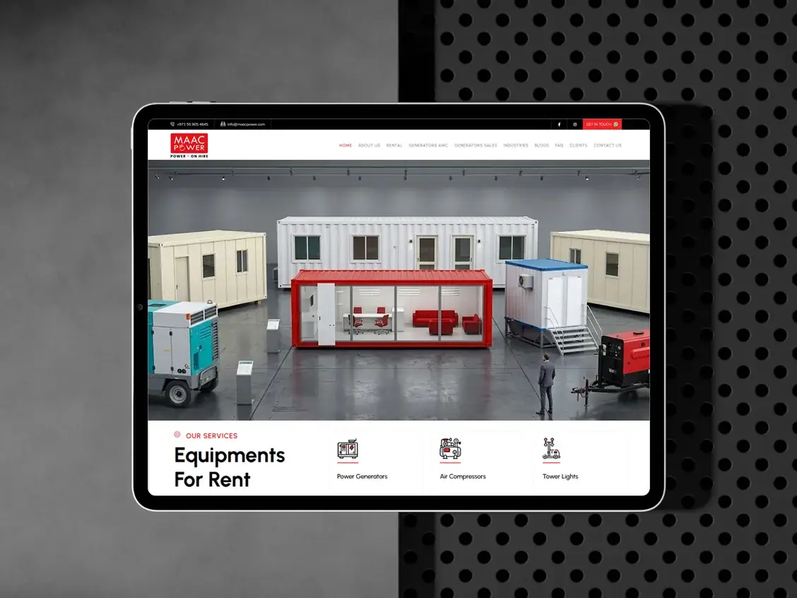 Generator & Equipment Rental Services - Equipment & Generator Rental